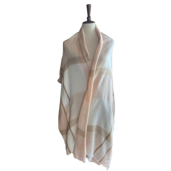 Women Fashion Scarves Acrylic Multicolor Big Tartan Scarf Wrap Shawl - Picture 3 of 6